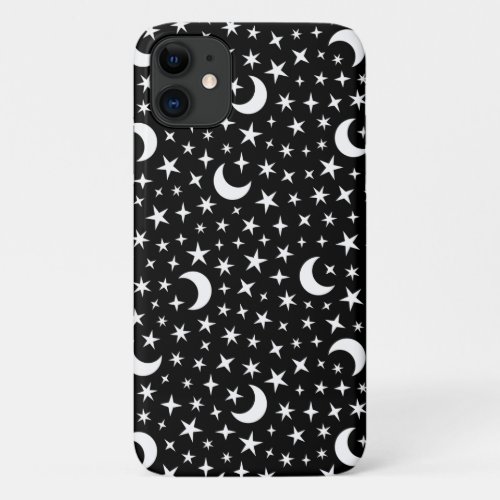Moon  Stars iPhone 11 Case
