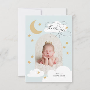 Moon Stars Clouds Arch Photo Blue Thank You