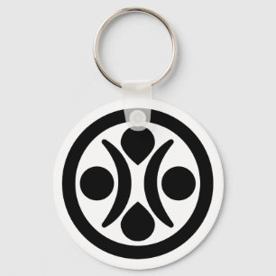 Moon stars keychain