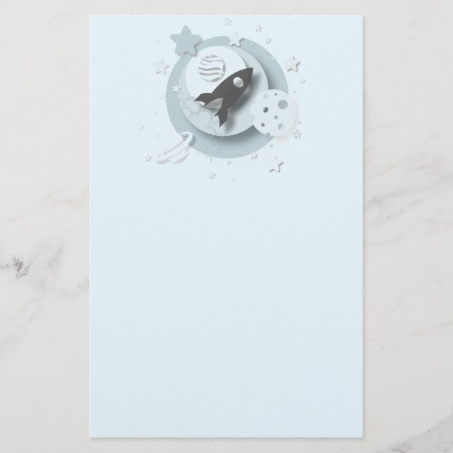 Moon & Stars Letterhead (Front)