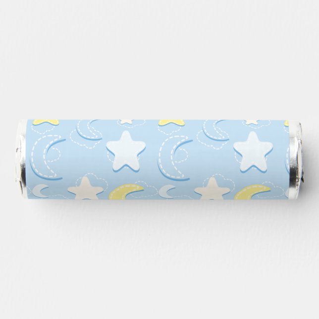 Moon & Stars Pattern  Breath Savers® Mints (Front)