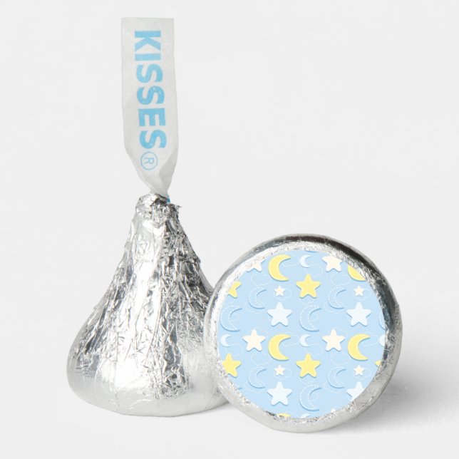 Moon & Stars Pattern  Hershey®'s Kisses® (Front)