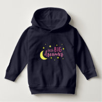 Moon & Stars Pink Little Big Dreamer Hoodie