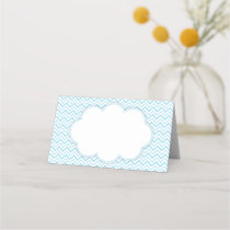 Moon & Stars Place Card-Blue Yellow Place Card