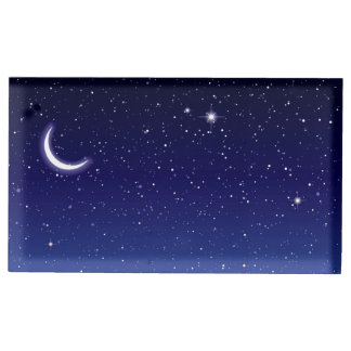Moon & Stars Scene Table Card Holder