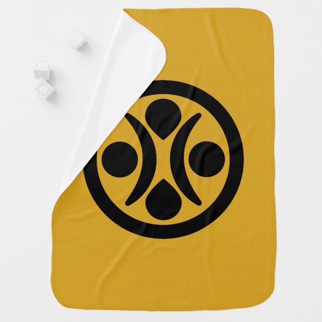 Moon stars stroller blanket (In Situ)