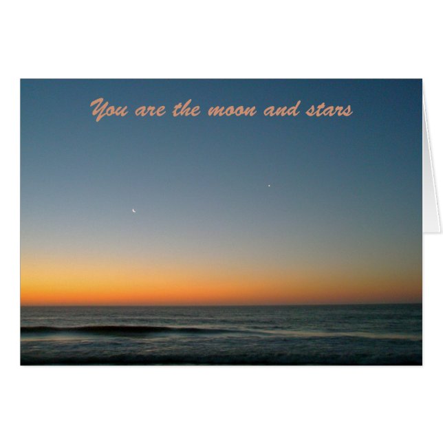 Moon & StarsCard Cards (Front Horizontal)