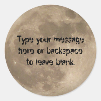 Moon Sticker Full Moon Stickers Personalized Gifts