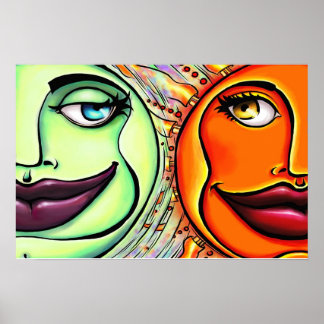 Moon & Sun Poster