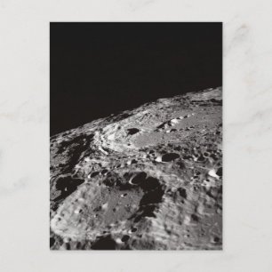Moon Surface and Horizon Postcard