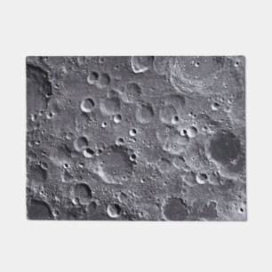 Moon surface doormat