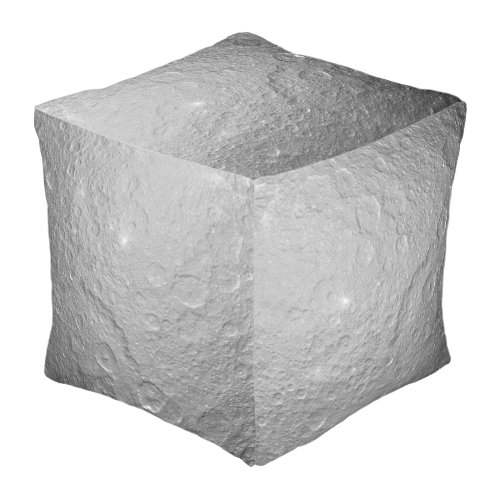 Moon Surface in Outer Space Pouf