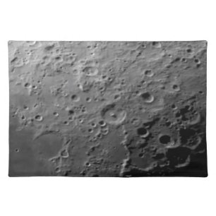 Moon surface placemat