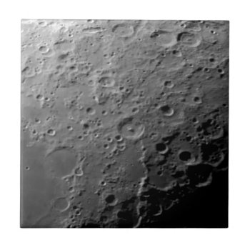Moon Surface Tile by Utopiez at Zazzle