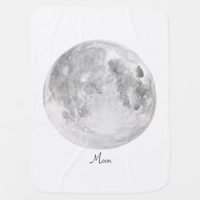 Moon Swaddle Blanket (Front)