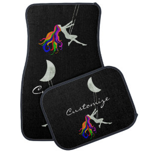 Moon Swinging Redhead Thunder_Cove Car Floor Mat