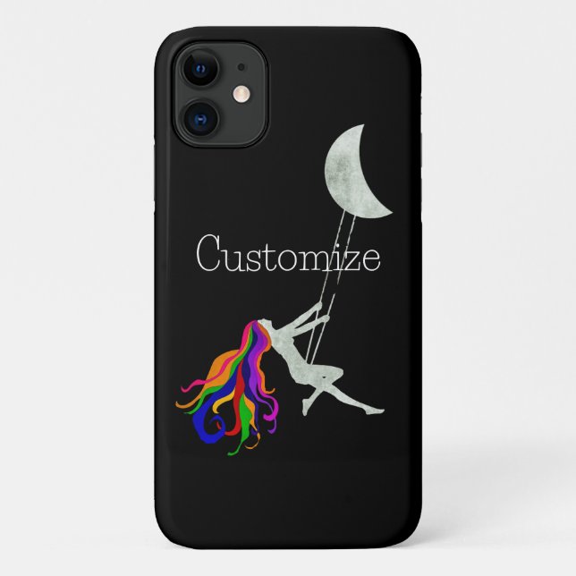 Moon Swinging Redhead Thunder_Cove Case-Mate iPhone Case (Back)