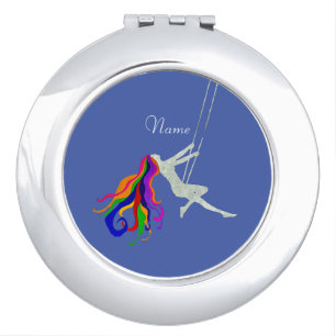 Moon Swinging Redhead Thunder_Cove Compact Mirror