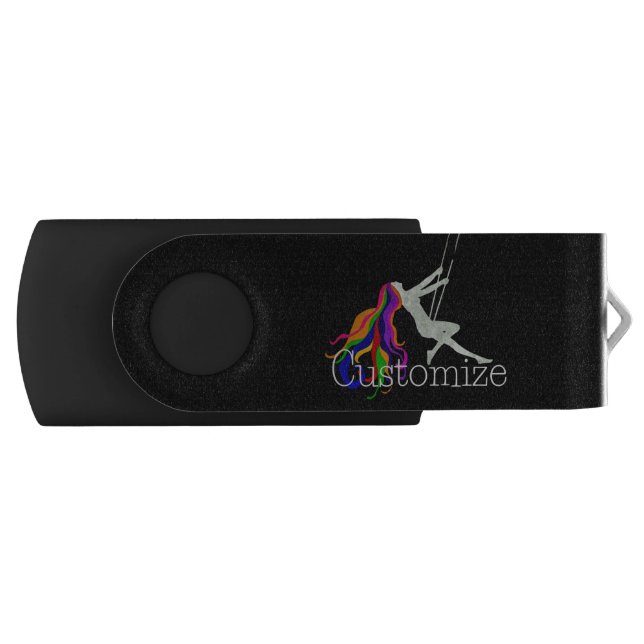 Moon Swinging Redhead Thunder_Cove  Flash Drive (Front)