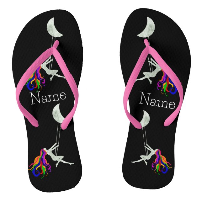 Moon Swinging Redhead Thunder_Cove Flip Flops (Footbed)