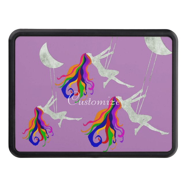 Moon Swinging Redhead Thunder_Cove Hitch Cover (Front)