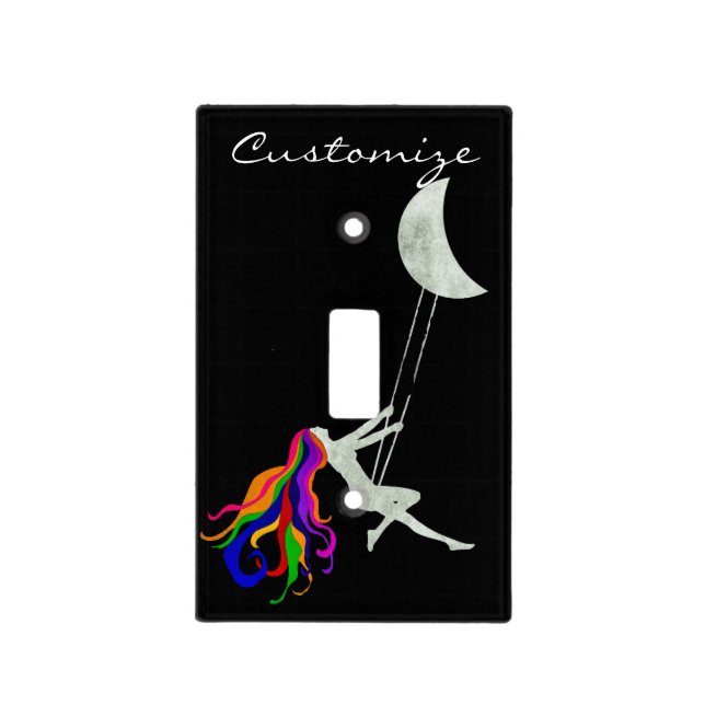 Moon Swinging Redhead Thunder_Cove Light Switch Cover (Front)