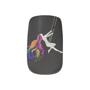 Moon Swinging Redhead Thunder_Cove Minx Nail Art