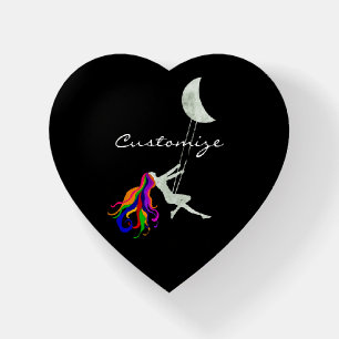 Moon Swinging Redhead Thunder_Cove Paperweight