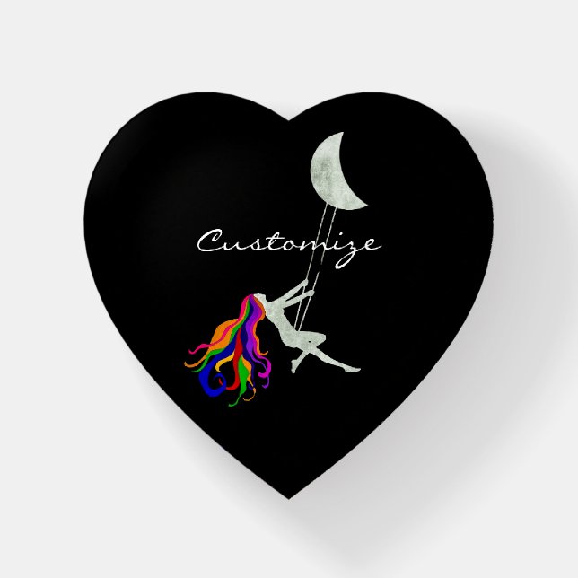 Moon Swinging Redhead Thunder_Cove Paperweight (Front)