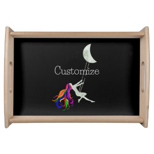 Moon Swinging Redhead Thunder_Cove Serving Tray