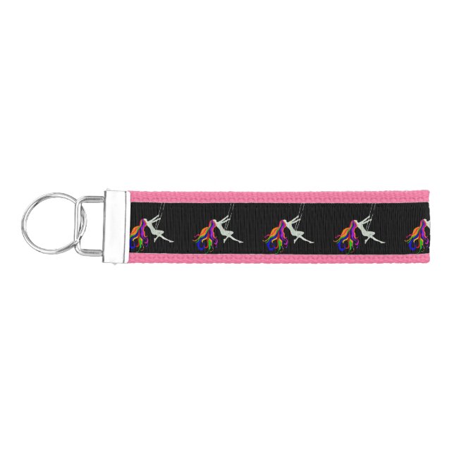 Moon Swinging Redhead Thunder_Cove Wrist Keychain (Keys on Left)