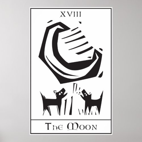 Moon Tarot Poster