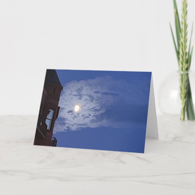Moon Thank You Card (Front)