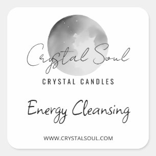 Moon Themed Candle Labels