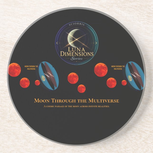 Moon Through the Multiverse Coaster (Front)