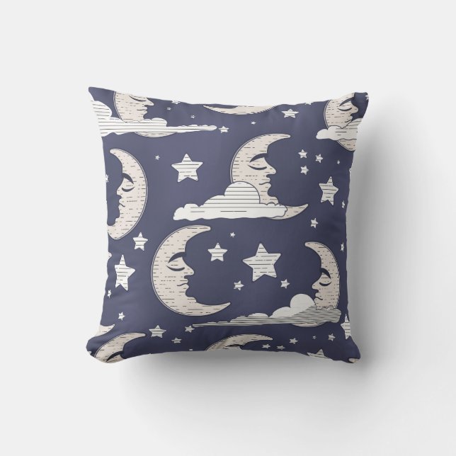 Moon Throw Pillow (Front)