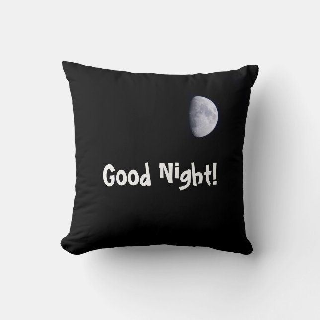 Moon Throw Pillow (Front)