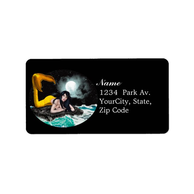 Moon Tide Mermaid Labels 2 (Front)
