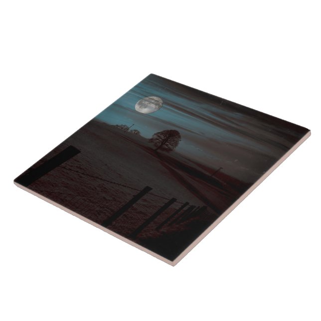 Moon Tor Ceramic Tile (Side)