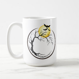 Moon, Tree, & Bats Coffee Mug