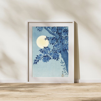 Moon Tree Vintage Wall Art