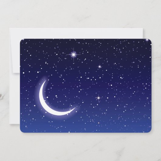 Moon & Twinkling Stars (Front)