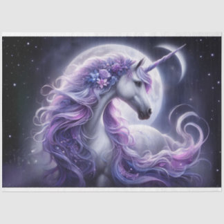 Moon Unicorn Tissue Paper