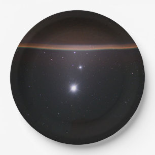 Moon, Venus, Jupiter & Earth (ISS) (NASA) (Space)  Paper Plates