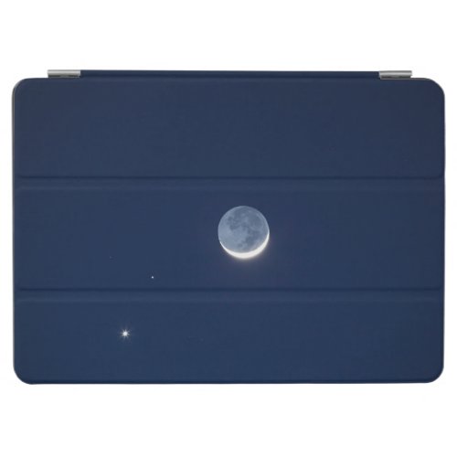 Moon Venus  Pluto in the Night Sky iPad Air Cover