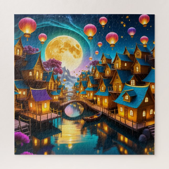 Moon Village Jigsaw Puzzle (Vertical)