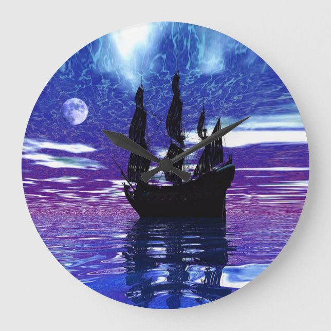 Moon Voyager Large Clock (Front)