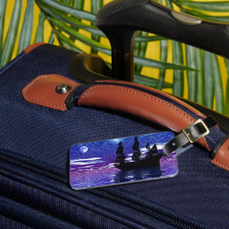 Moon Voyager Luggage Tag