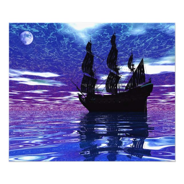 Moon Voyager Photo Print (Front)