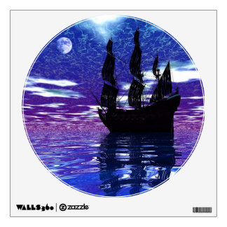 Moon Voyager Wall Decal